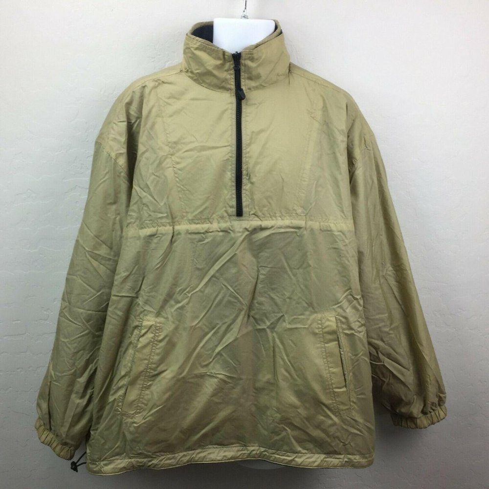 Cals Men's Pull Over Half Zip Windbreaker Jacket